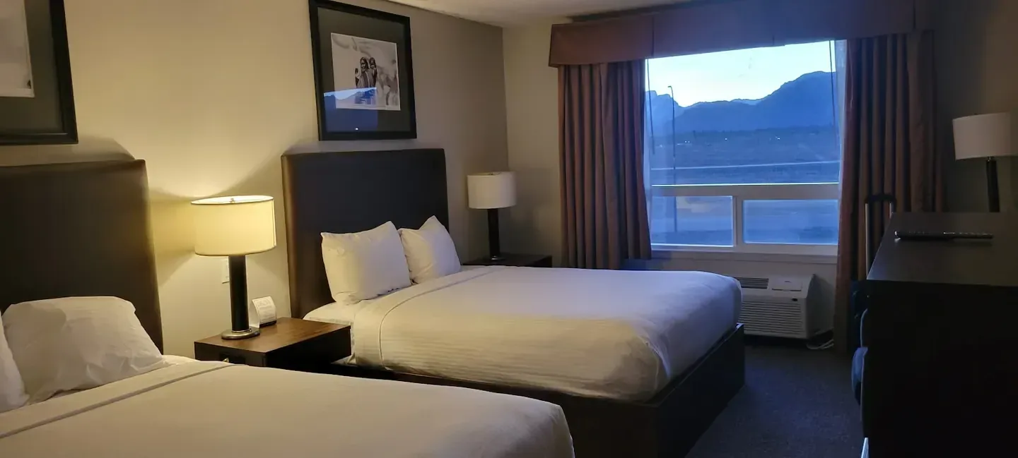 Mountain setting at Stoney Nakoda Resort & Casino, Kananaskis